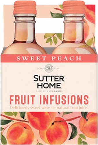 Sutter Home Infusions Sweet Peach 4pk