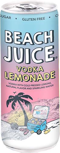 Beach Juice Vodka Lemonade Rtd 4pk