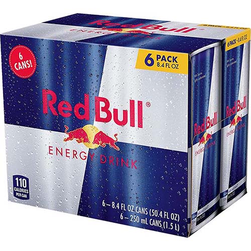Red Bull 6pk Cans