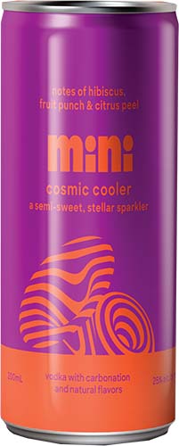 Mini Cosmic Cooler Vodka Semi Sweet 4pk