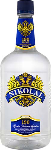 Nikolai 190 Proof Grain Spirits