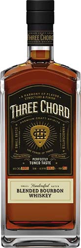 Three Chord Straight Whiskey 750ml