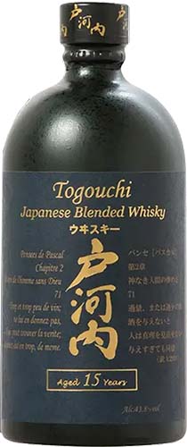 Togouchi 15yr Japanese Whiskey