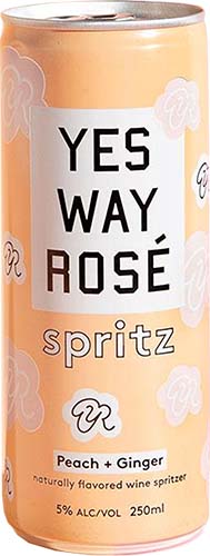 Yes Way Rose Peach Ginger Spritz 4 Pk Cans