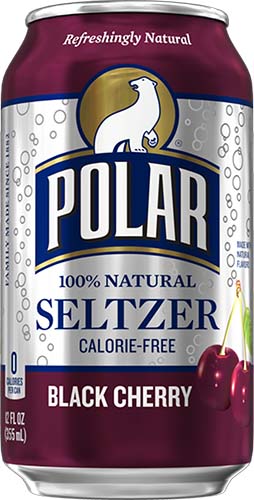 Polar Black Cherry Seltzer 12oz Cn