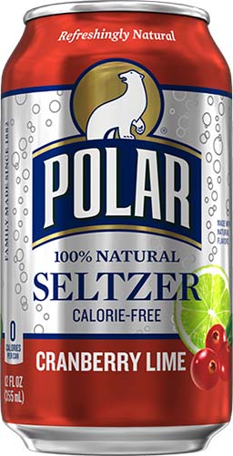 Polar Seltzer Cranberry Lime