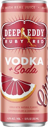 Deep Eddy Ruby Red Vodka + Soda