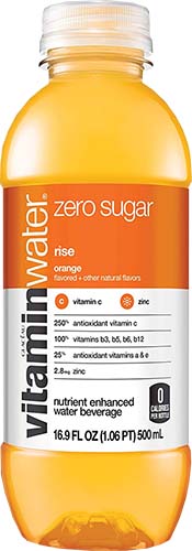 Glaceau Zero Rise Orange Single 20 Oz Bottle