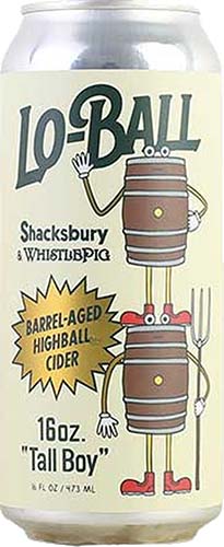 Shacksbury Whistlepig Lo Ball Hard Cider