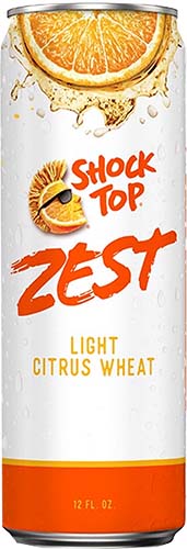 Shock Top Zest Light Citrus Wheat Cans