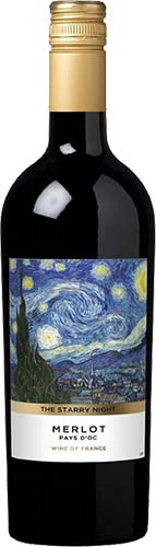 Art Of Wine Starry Night Merlot 750ml
