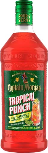 Captain Morgan Cocktail Trop Punch 1.75