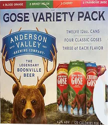 Anderson Valley Gose Vartiey 12pk Cans