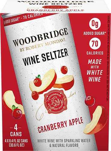 Woodbridge Wine Seltzer Cranberry Apple White Wine Hard Seltzer By Robert Mondavi