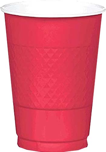 Plastic 16oz-25ct Red Cups