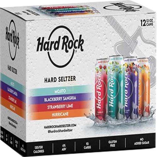 Hard Rock Seltzer Variety 12pk Can