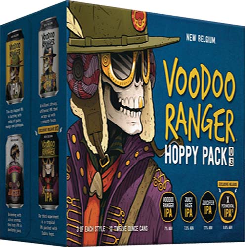 New Belgium Brewing Voodoo Hoppy Variety Pack 12 Pk Cans
