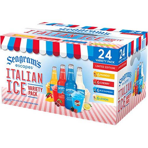 Seagrams Escape Italian Ice Variety Btl