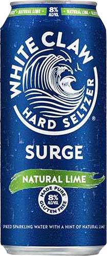 White Claw Surge Naturl Lime Can