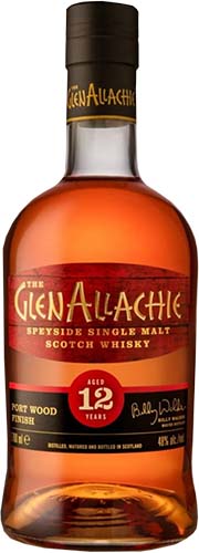 Glenallachie Ruby Port Wood Finish 12 Year Old Single Malt Scotch Whisky