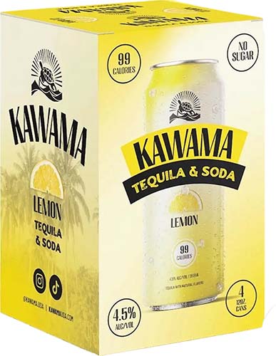 Kawama Lemon Tequila & Soda 4pk 12oz