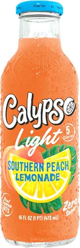 Calypso Light Peach Lemonade 16oz
