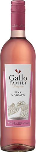 750 Mlgallo Family Vyds Pink - Moscato  Sc - 750 Ml [17081]