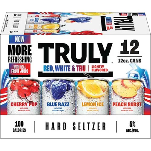 Truly Hard Seltzer Red  White & Tru/getaway Variety 12pk