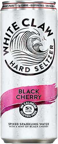 White Claw Black Cherry 6 Pack 12 Oz Cans