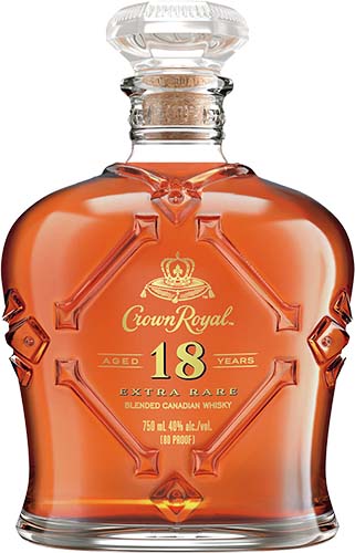 Crown Royal Aged 18 Years Extra Rare Blended Canadian Whisky,