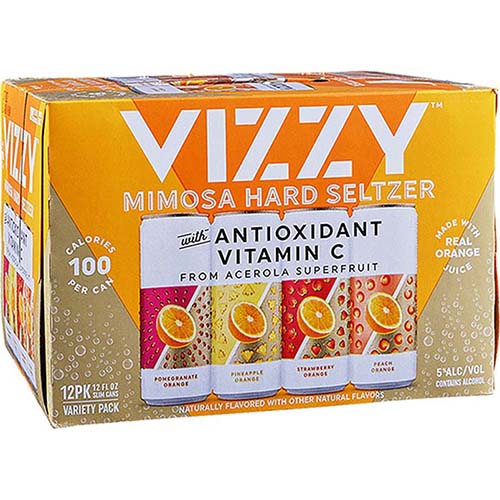 Vizzy Seltzer Mimosa Variety 12pk