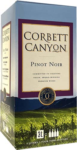 Corbett Canyon Pinot Noir--box