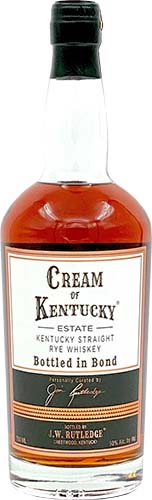 Cream Of Kentucky Straight Rye Bib Whiskey 750ml