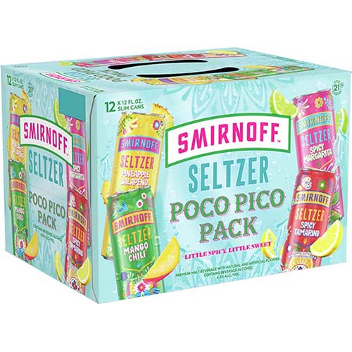 Smirnoff Poco Pico Seltzer Variety 12pk Can