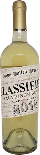 Classified - Napa Valley Sauvignon Blanc