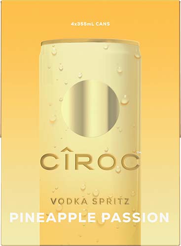 Ciroc Spritz Pineapple Passion 4pk C 355ml