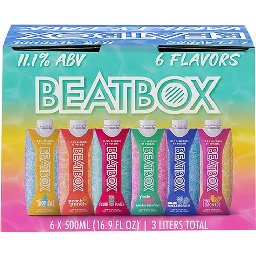Beat Box Variety Zero Sugar 2/6pk