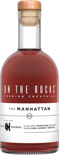 On The Rocks Basil Hayden Manhattan Ready To Drink Cocktail