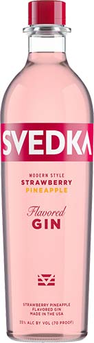 Svedka Gin Straw/pineapple