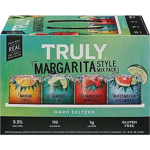 Truly Margarita Mix Hard Seltzer 12pk Can