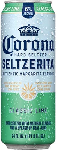 Corona Seltzerita Classic Lime Hard Seltzer Can