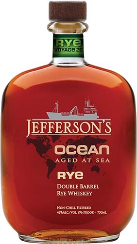 Jefferson's 'ocean' Aged At Sea Double Barrel Rye Whiskey