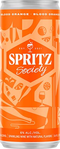 Spritz Society Blood Orange Can