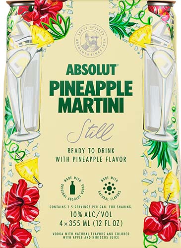 Absolut Cocktail Pineapple Martini12oz