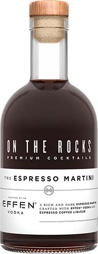 On The Rocks Effen Vodka Espresso Martini
