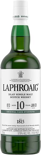 Laphroaig 10 Year Old Single Malt Scotch Whiskey