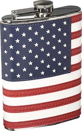 True American Flag Flask Ea