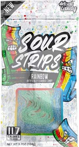 Sour Strips Rainbow Ea