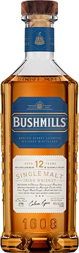 Bushmills Distillery Reserve 12 Year Old Single Malt Irish Whiskey