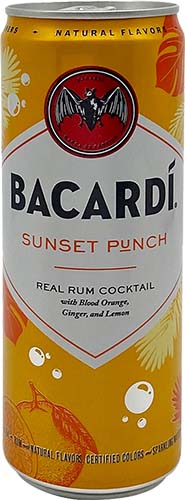 Bacardi Sunset Punch Rtd 4pk C 355ml